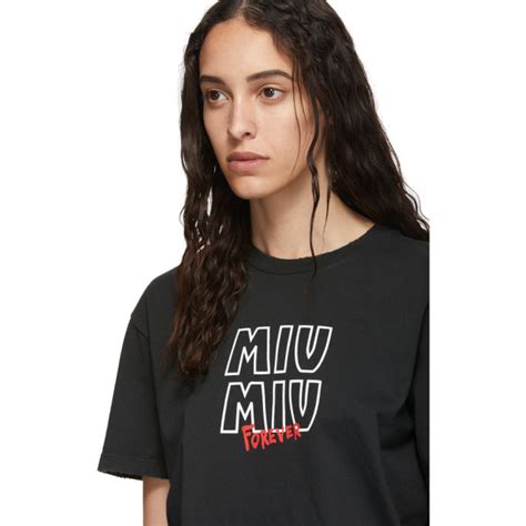 miu miu shirt black|miu miou tops.